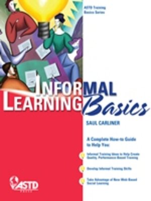 cover image of Informal Learning Basics